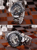 Men's Self Wind Deep Dish Skeleton Watch - TrendSettingFashions