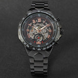 Men's Self Wind Deep Dish Skeleton Watch - TrendSettingFashions