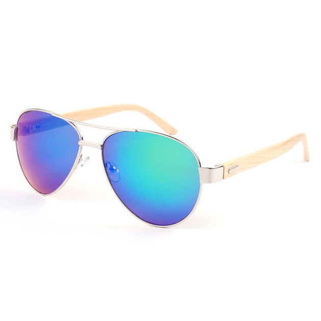Men's Aviator Bamboo Glasses With 7 Color Options! - TrendSettingFashions 