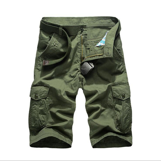 Men's Solid Capri Shorts - TrendSettingFashions