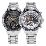 Men's Self Wind Deep Dish Skeleton Watch - TrendSettingFashions