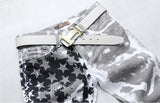 Men Casual USA Flag Printed Jeans - TrendSettingFashions