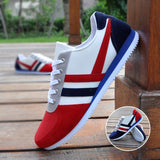 Men's Striped Canvas Shoe In 2 Colors - TrendSettingFashions