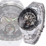 Men's Self Wind Deep Dish Skeleton Watch - TrendSettingFashions