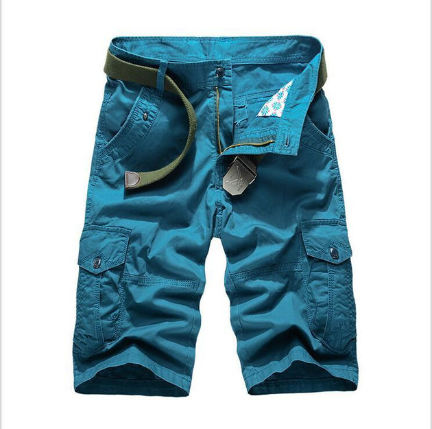 Men's Solid Capri Shorts - TrendSettingFashions