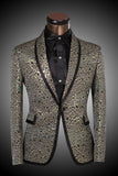 Men's Golden And Silver Scale Designer Suits Up To 6XL - TrendSettingFashions