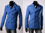 Men's Fashion Dress Button Up Coat In 6 Colors - TrendSettingFashions 