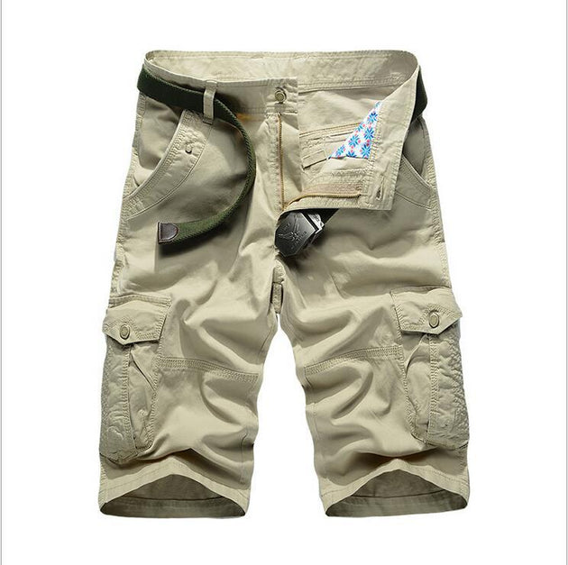 Men's Solid Capri Shorts - TrendSettingFashions