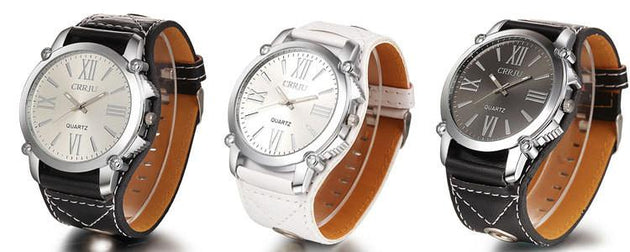 Men's Slick And Sharp Wrist Clock - TrendSettingFashions 