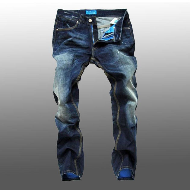 Men's Decoration Pocket Jeans - TrendSettingFashions