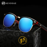 Men's Retro Rivet Polarized Sunglasses - TrendSettingFashions 