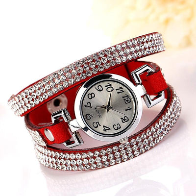 Women's Beautiful Rhinestone Bracelet Watch In 11 Colors! - TrendSettingFashions 