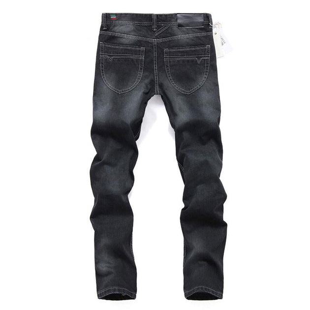 Dark Designer Style Jeans - TrendSettingFashions