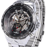 Men's Self Wind Deep Dish Skeleton Watch - TrendSettingFashions