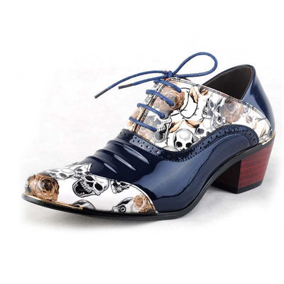 Men's Skull Oxfords - TrendSettingFashions