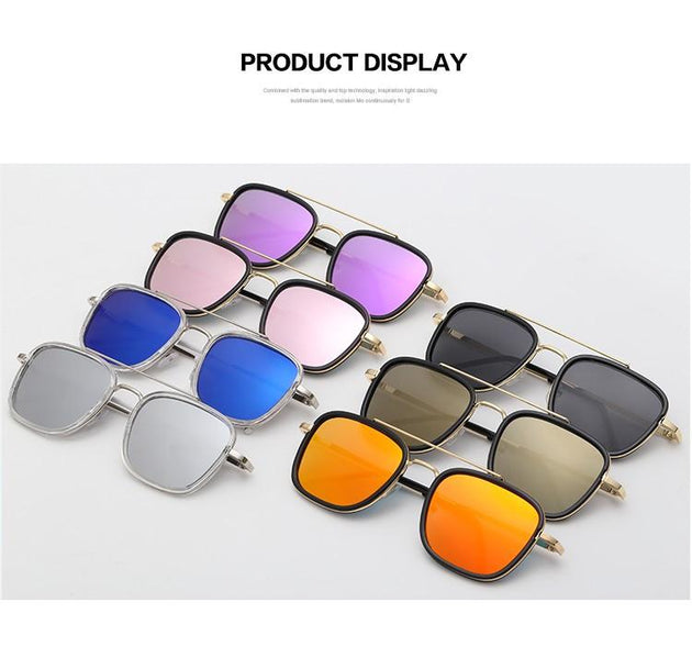Fashion Metal Frame Sunglasses - TrendSettingFashions 