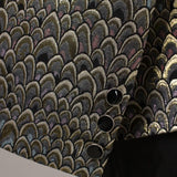 Men's Golden And Silver Scale Designer Suits Up To 6XL - TrendSettingFashions