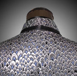 Men's Golden And Silver Scale Designer Suits Up To 6XL - TrendSettingFashions