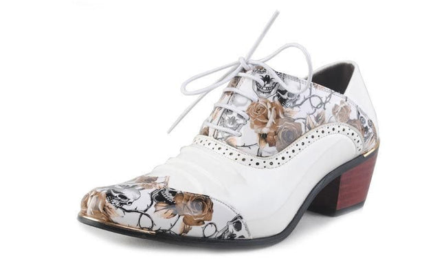 Men's Skull Oxfords - TrendSettingFashions