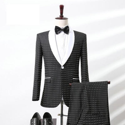 Men's Fashion Tuxedo Up To 4XL (Jacket+Pants+Bow Tie) - TrendSettingFashions
