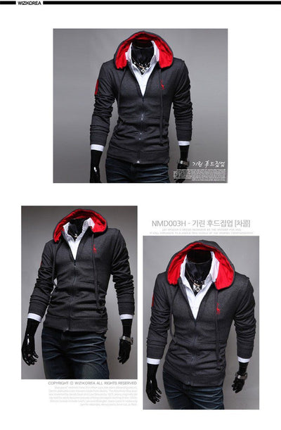 Men's Zip Up Hoodie Up To 3XL - TrendSettingFashions