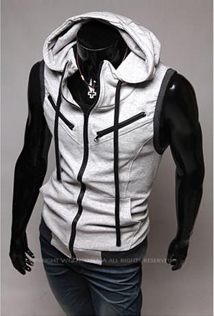 Men's Sleeveless Sweatshirt - TrendSettingFashions