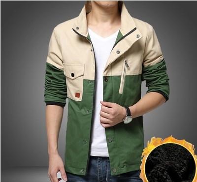 Men's High Collar Sport Jacket - TrendSettingFashions 