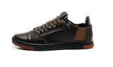 Genuine Leather Casual Sneakers Lace Up Men's Flats - TrendSettingFashions 