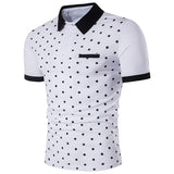 Solid Polo With Fashion Pocket - TrendSettingFashions 