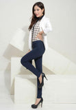 Perfectly Plaid Jeggings - TrendSettingFashions 