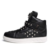 Men's High Top Rivets In 4 Colors - TrendSettingFashions 
