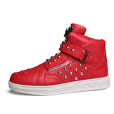 Men's High Top Rivets In 4 Colors - TrendSettingFashions 