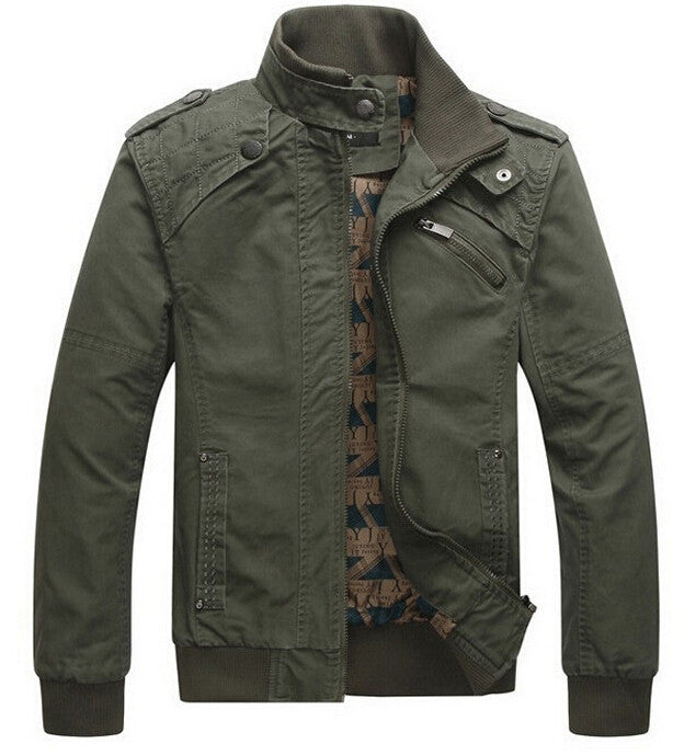 Men's Military Fashion Jacket Up To 4XL - TrendSettingFashions 