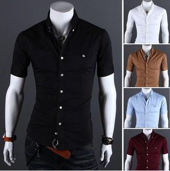 Men's Short Sleeve Designer Shirt - TrendSettingFashions 
