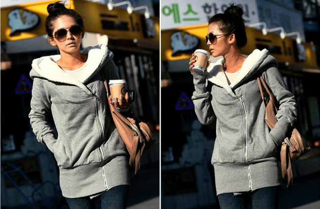 Women's Soft Zip up Hoodie with STYLE - TrendSettingFashions 