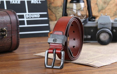 Men's Genuine Leather Fashion Belt - TrendSettingFashions 