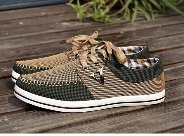 Men's Lace up All Match Canvas Shoe - TrendSettingFashions 