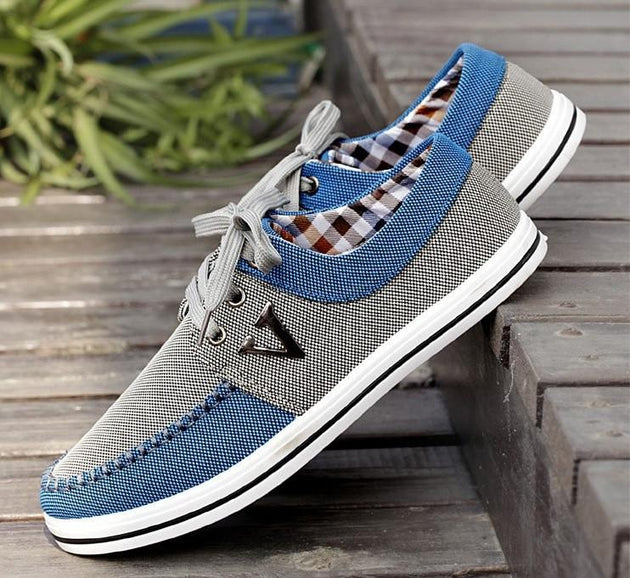 Men's Lace up All Match Canvas Shoe - TrendSettingFashions 