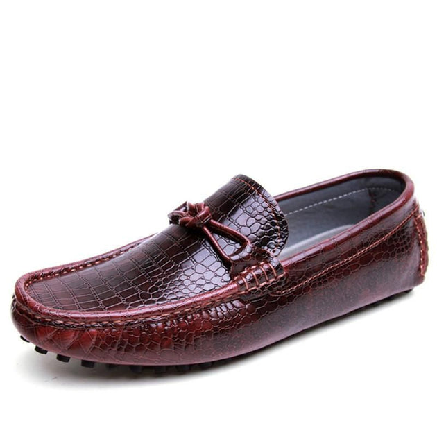 Classic Look Alligator Pattern Dress Shoe - TrendSettingFashions 