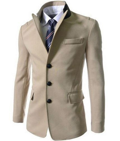 Men's Single Breasted Dress Jacket - TrendSettingFashions 