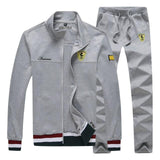 Men's Tracksuit With Stand-Collar - TrendSettingFashions 