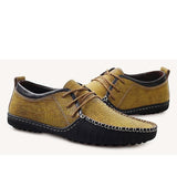 Men's Genune Leather Dress Moccasins - TrendSettingFashions 