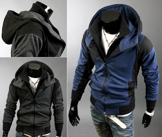 Men's Fleece Zip with High Collar Zip - TrendSettingFashions 