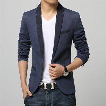 Men's Single Breasted Fashion Casual Blazer Up To 3XL - TrendSettingFashions 