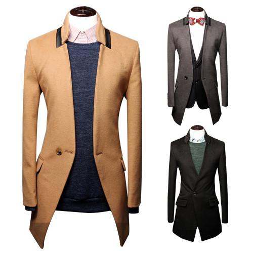 Men's Long Fashion Blazer - TrendSettingFashions 