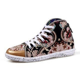 Men's Fashion Embroidered High Top's - TrendSettingFashions 