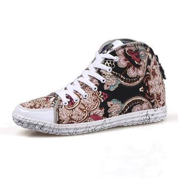 Men's Fashion Embroidered High Top's - TrendSettingFashions 