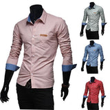 Men's Classy Wind Dress Shirt - TrendSettingFashions 