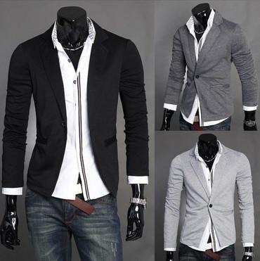 Men's One Button Dress Jacket - TrendSettingFashions 
