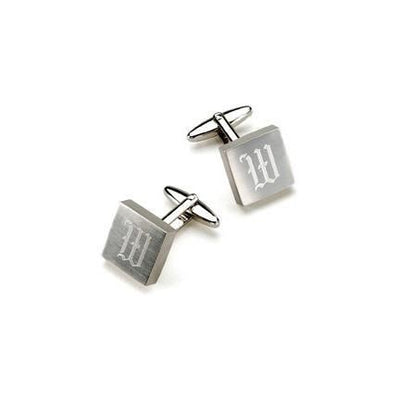 Silver Square Cuff Links - TrendSettingFashions 